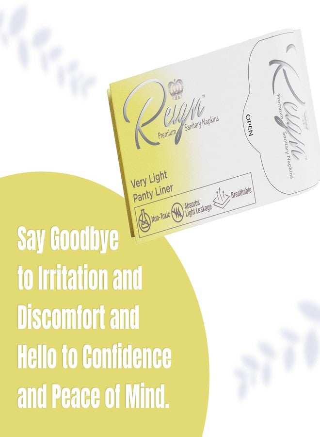 Reign Very Light Panty Liners, Menstrual Sanitary Napkins for Women, Feminine Panty Liners with Wings, Feminine Pad (20 Count) - Image 5